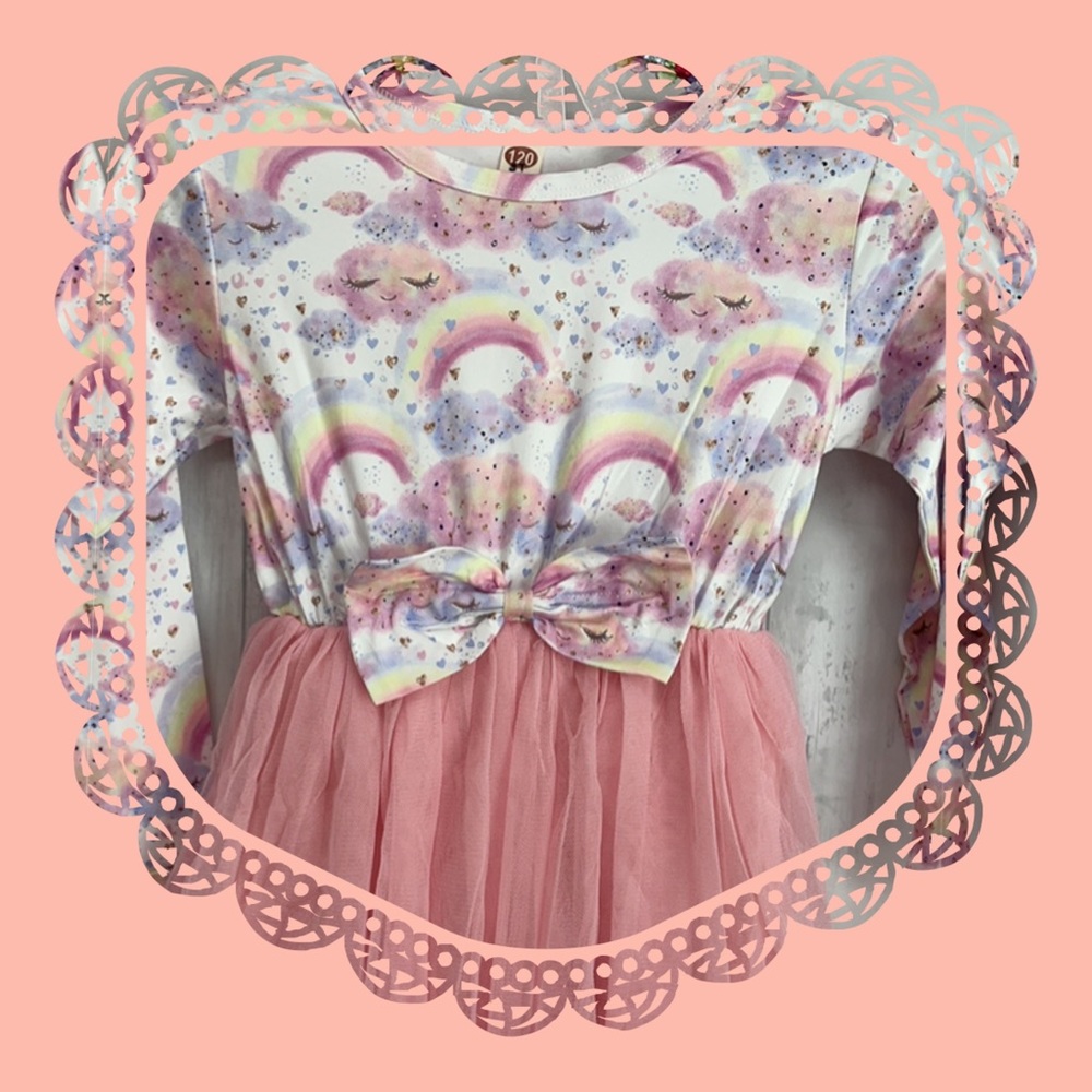Rainbows and Clouds Dress - Picture 4 of 4